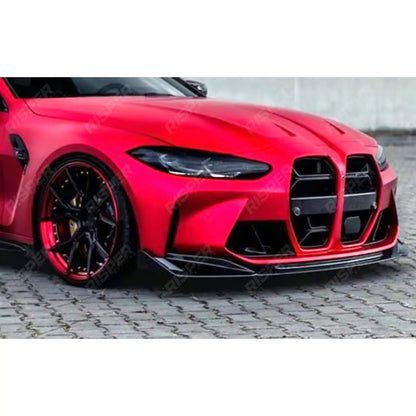 Front Splitter in Gloss Black For BMW M3 M4 G80 G81 G82 G83 2021 on