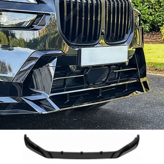Front Splitter In Gloss Black For BMW X7 G07 LCI 2023+
