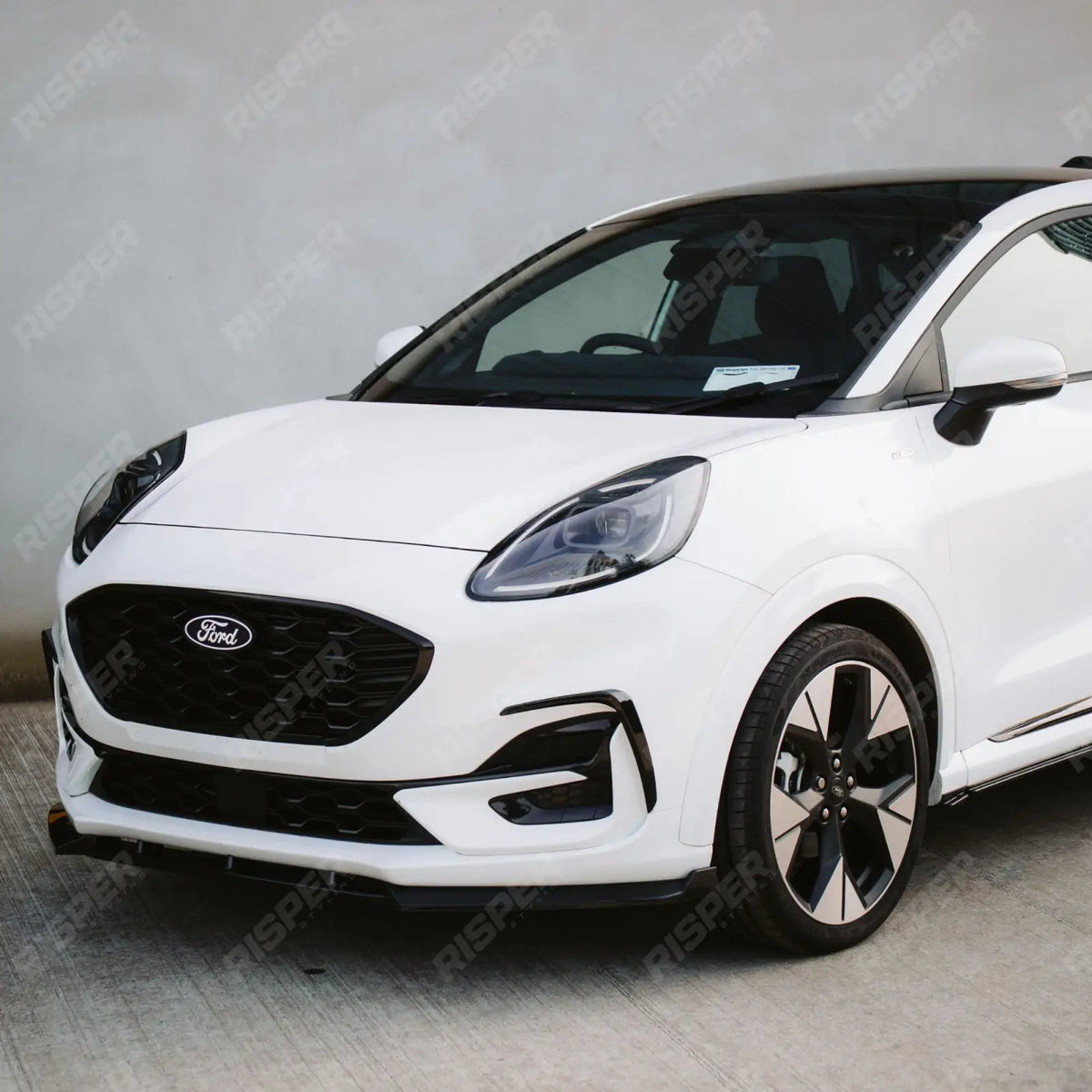 Front Splitter In Gloss Black For Ford Puma ST Line & ST Line X 2019+