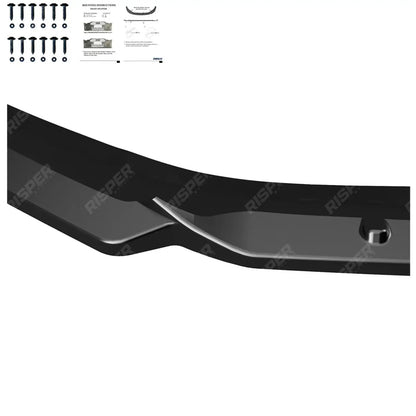 Front Splitter In Gloss Black For Hyundai I20 N Mk3 2020+