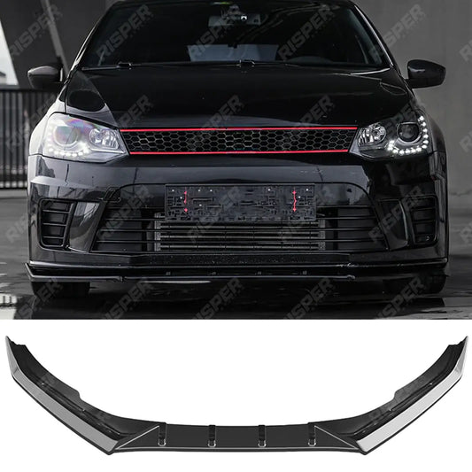 Front Splitter in Gloss Black For Volkswagen Polo Gti Mk5 2009-2014