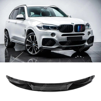 Front Splitter Lip in Carbon Look For BMW X5 F15 M Sport 2013-2018