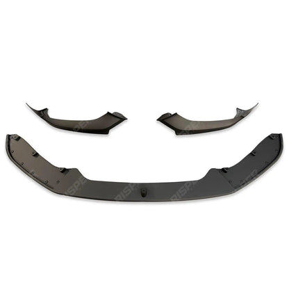 Front Splitter Lip In Matte Black For BMW 1 Series F20 LCI Facelift M Sport 2015-2019