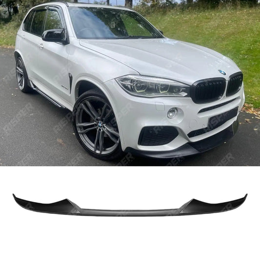 Front Splitter Lip in Matte Black For BMW X5 F15 M Sport 2013-2018