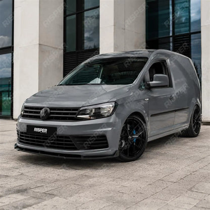 Front Splitter Version 2 in Gloss Black For Volkswagen Caddy 2015-2020