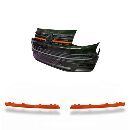 Front Upper 2 Piece Clip In Grille Streamer For VW T6 Transporter 2015-2019