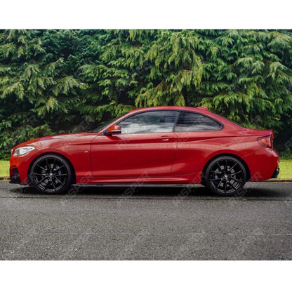 Full Aero Body Kit Diffuser 00____ In Gloss Black For BMW 2 Series F22 M Sport 2014-2021