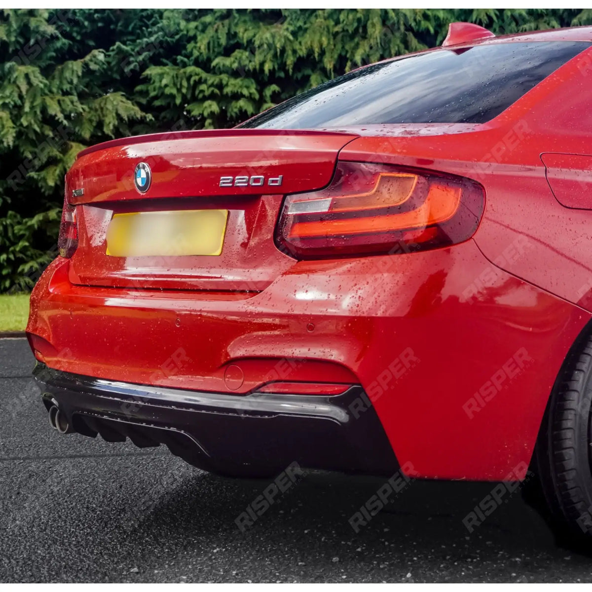 Full Aero Body Kit Diffuser 00____ In Gloss Black For BMW 2 Series F22 M Sport 2014-2021
