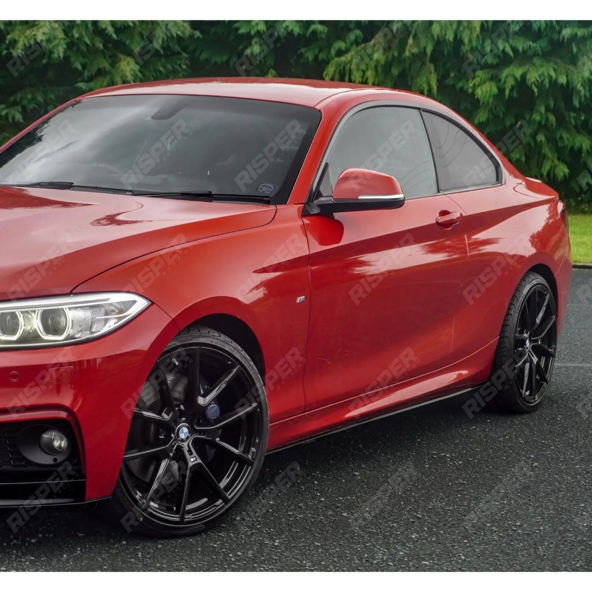 Full Aero Body Kit Diffuser 00____ In Gloss Black For BMW 2 Series F22 M Sport 2014-2021