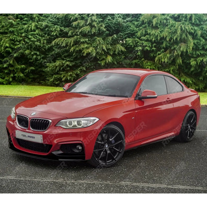 Full Aero Body Kit Diffuser 00____ In Gloss Black For BMW 2 Series F22 M Sport 2014-2021
