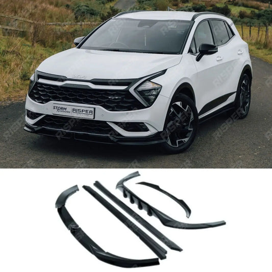 Full Aero Body Kit In Gloss Black For Kia Sportage MK5 GT Line 2021-2025