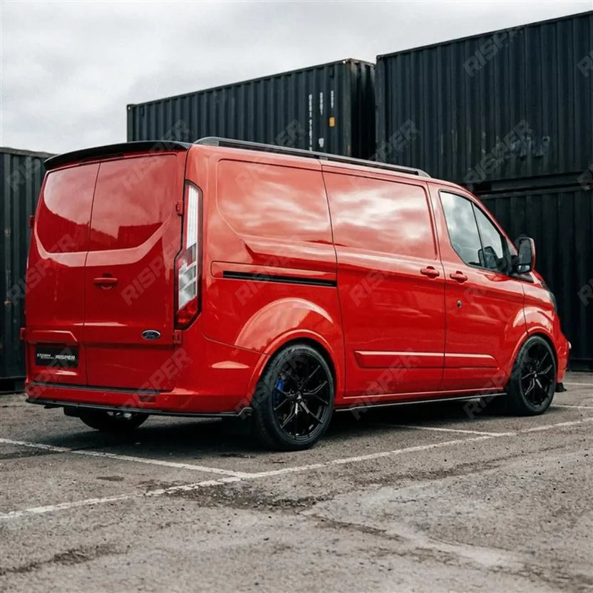 Full Aero Kit in Gloss Black SWB For Ford Transit Custom Mk1 Facelift 2017-2023