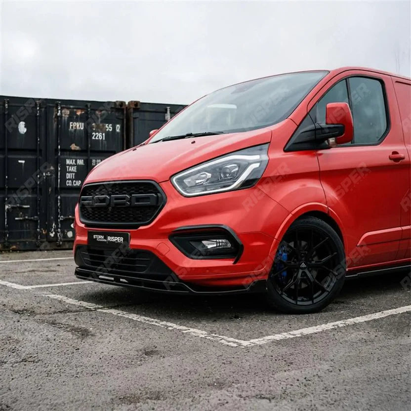Full Aero Kit in Gloss Black SWB For Ford Transit Custom Mk1 Facelift 2017-2023