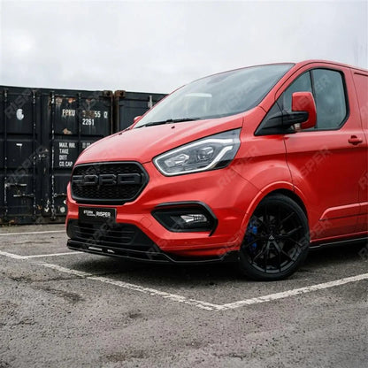 Full Aero Kit in Gloss Black SWB For Ford Transit Custom Mk1 Facelift 2017-2023