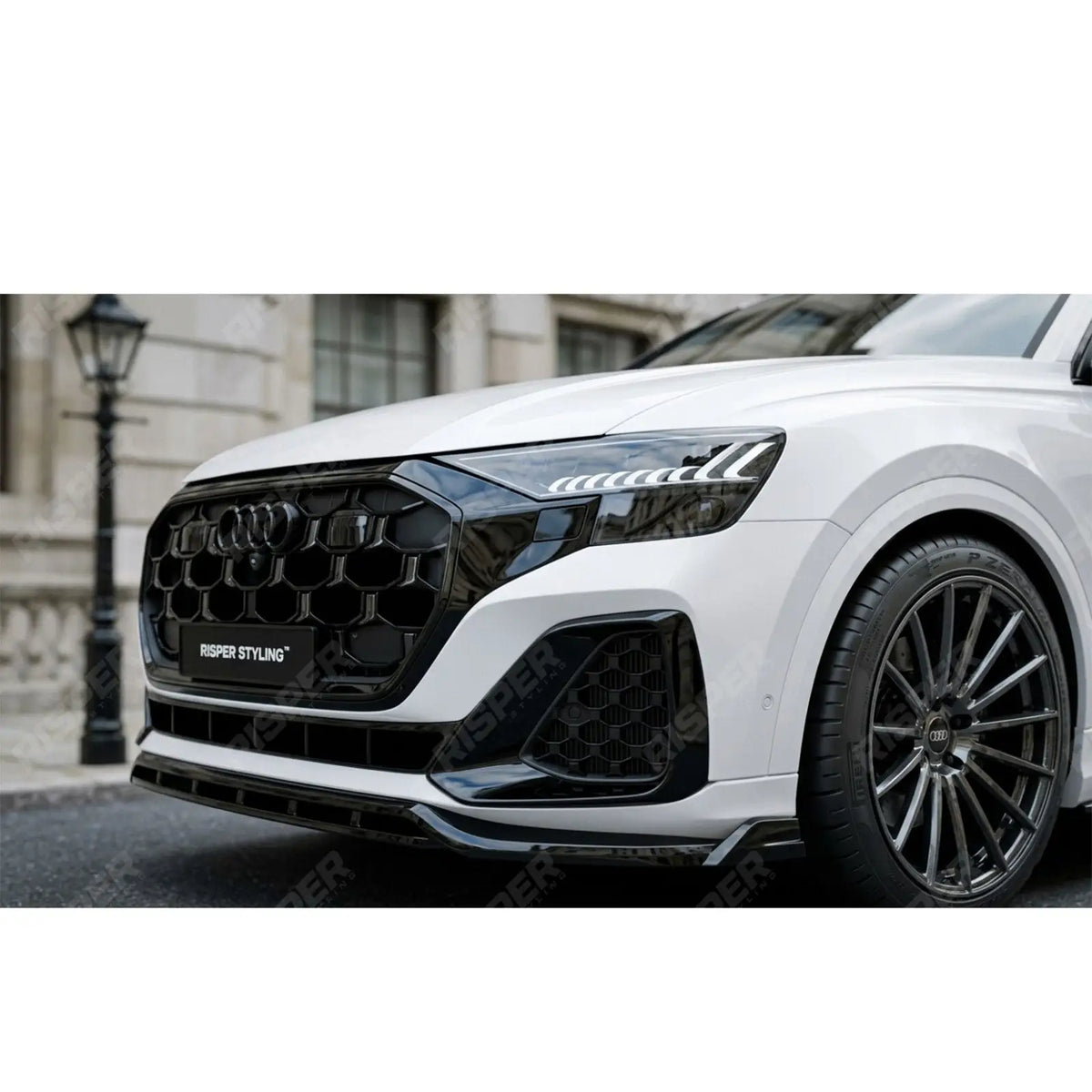Full Aero Low Line Kit In Gloss Black For Audi Q8 S-Line 2023+