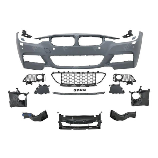 Full Front Bumper Assembly SE Sport to M Sport Look For BMW 3 Series F30 2012-2018