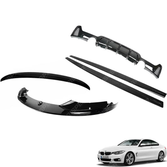 Full Gloss Black Aero Body Kit V2 0__0 Kit For BMW 4 Series F36