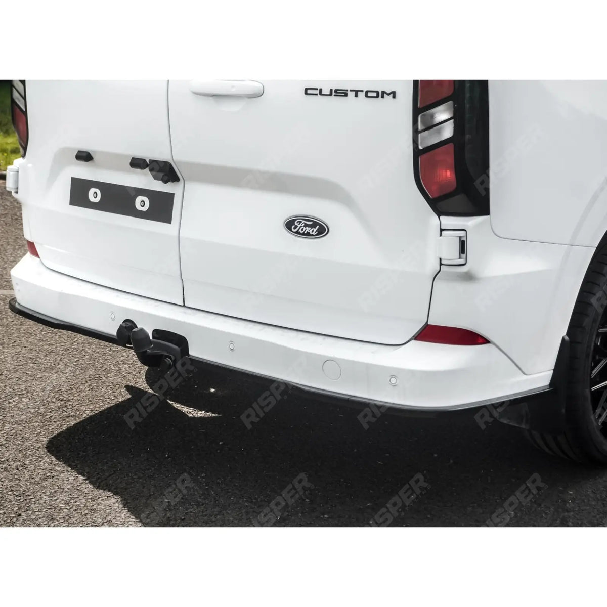 Full Low Line Aero Kit V2 In Gloss Black For Ford Transit Custom Barn Door LWB MK2 2024 on