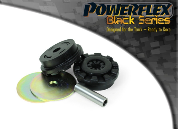 Powerflex Black Engine Mount Large Bush 25mm Oval Bracket PFF19-2003BLK Ford Fiesta Mk6 inc ST - TMC Motorsport