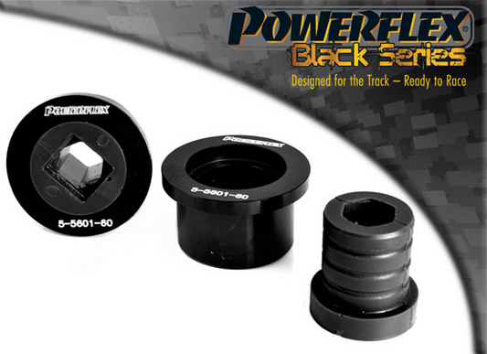 Powerflex Black Front Wishbone Rear Bush, Aluminium Outer PFF5-5601-60BLK BMW E46 3 Series Compact - TMC Motorsport