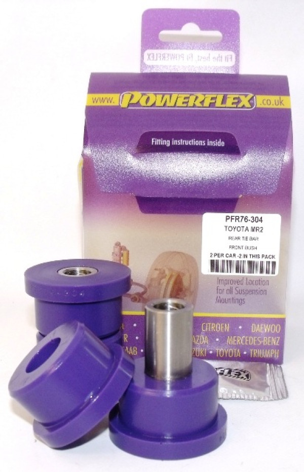 Powerflex Rear Tie Bar Front Bush PFR76-304 for Toyota MR2 SW20 REV 1 (1989-1991) - TMC Motorsport