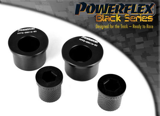 Powerflex Black Front Wishbone Rear Bush Caster Offset PFF5-5601G-60BLK BMW E46 3 Series inc Touring - TMC Motorsport