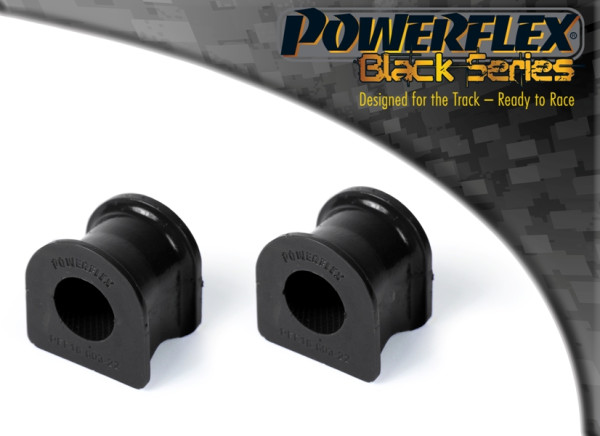Powerflex Black Front Anti Roll Bar To Chassis Bush 22mm PFF16-603-22BLK for Lancia Delta 1.4-2.0 - TMC Motorsport