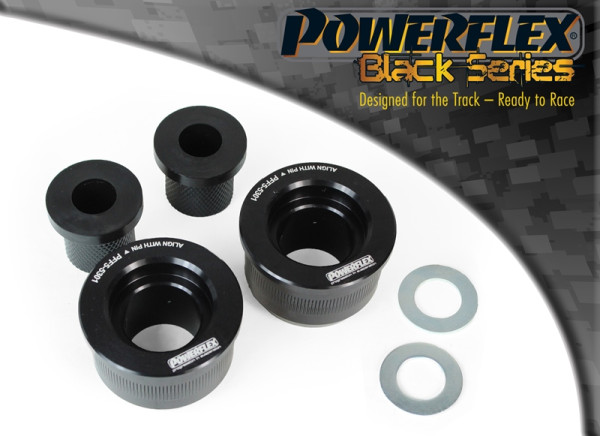 For BMW Z3 Powerflex BLACK Front Wishbone Rear Bush, Aluminium Outer (Concentric) PFF5-5301BLK - TMC Motorsport