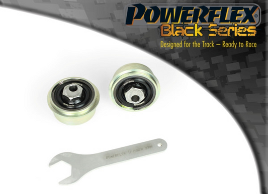 Powerflex BLACK Front Wishbone Rear Bush Caster Adj PFF3-902GBLK for Audi A3 / S3 MK4 8Y Quattro - TMC Motorsport