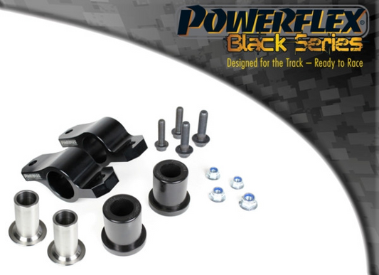 Powerflex Black Front Wishbone Rear Bush Caster Offset PFF19-803GBLK for Ford Focus Mk1 - TMC Motorsport