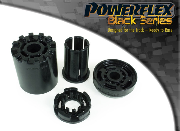Powerflex Black Front Engine Bush & Inserts PFF85-280BLK VW Caddy Mk2 Typ 9K (1997-2003) - TMC Motorsport