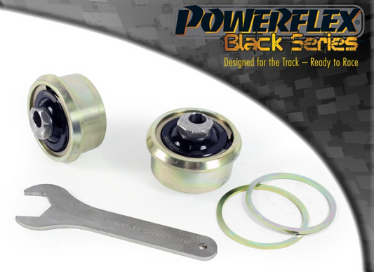 For Hyundai Elantra AD Powerflex BLACK Front Wishbone Rear Bush AL & Caster Adj. PFF26-102GBLK - TMC Motorsport