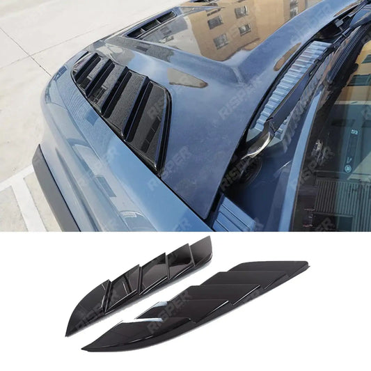 Gloss Black Bonnet Vent Covers For Land Rover Defender 130/110/90 L663 2020