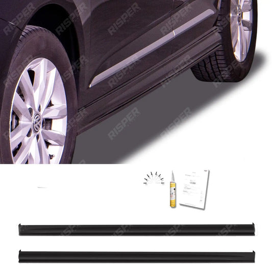 Gloss Black 'Edition' Side Skirt Splitters For Volkswagen Caddy 2020 Onwards