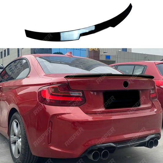 Gloss Black M4 Style Rear Spoiler For BMW 2 Series F22 Coupe 2014-2021