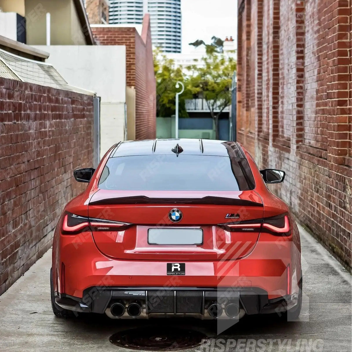 Gloss Black PSM Style Duck Tail Spoiler For BMW 4 Series G22 M4 G82 2-Door