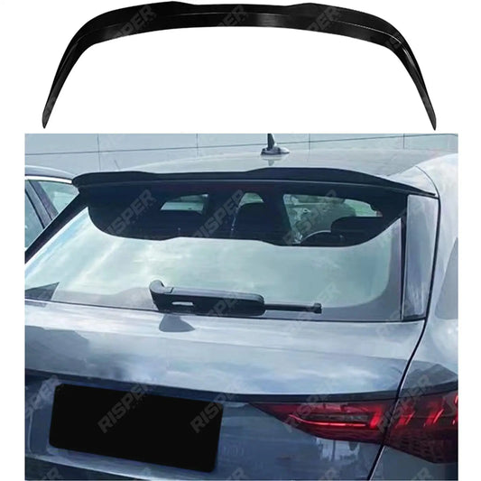 Gloss Black Rear Spoiler Cap For Audi A3 8Y Hatch 2021+