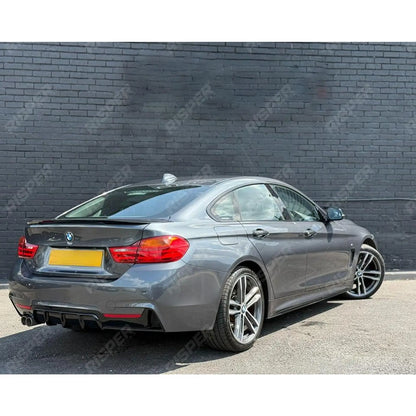 Gran Coupe MP Style Rear Spoiler In Gloss Black For Bmw 4 Series F36 2014-2020