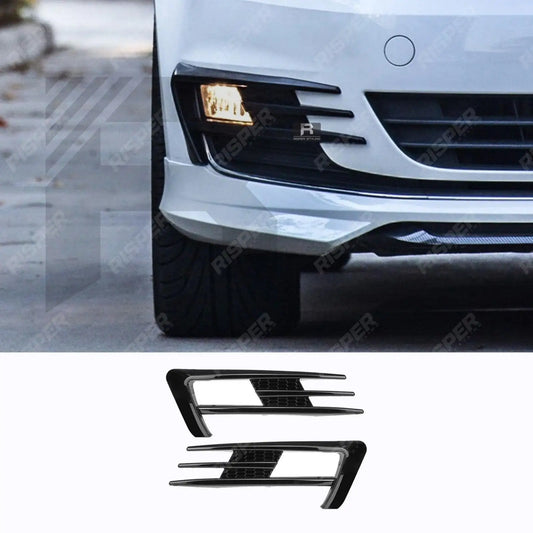 GT Fog Light Blade Surround In Gloss Black For Volkswagen Golf MK7