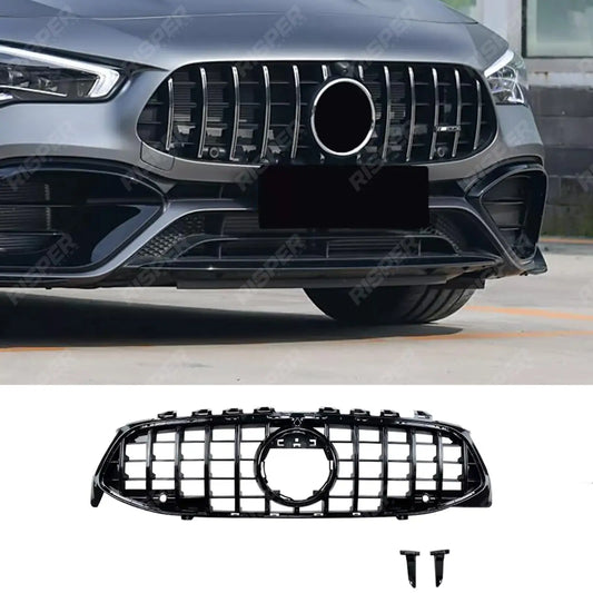 GT Grill in Black & Silver For Mercedes CLA C118 2020+