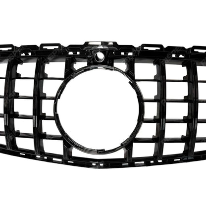 GT Grille GRL Look In Gloss Black (Camera Compatible) For Mercedes C205 W205 2015-2018