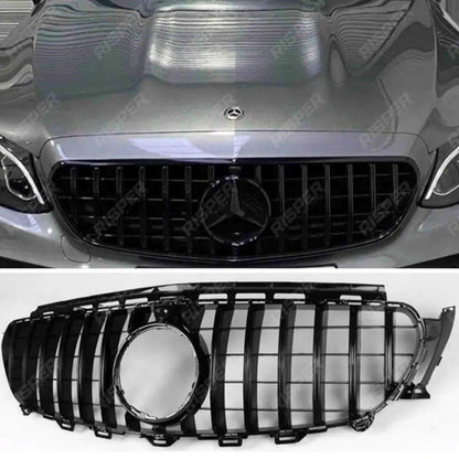 GT Panamericana Grill In Gloss Black For Mercedes E-Class W213 2021+