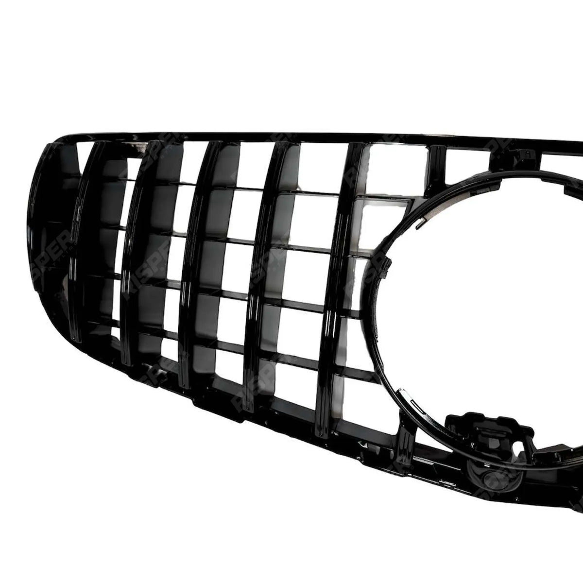 GT Style Grille In Gloss Black For Mercedes GLC W253 2015-2019