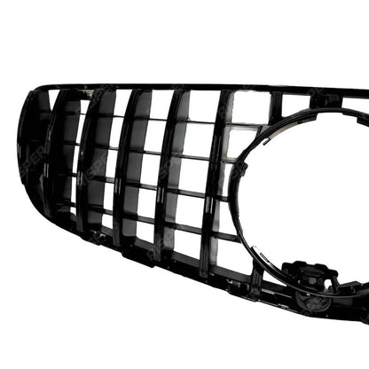 GT Style Grille In Gloss Black For Mercedes GLC W253 2015-2019