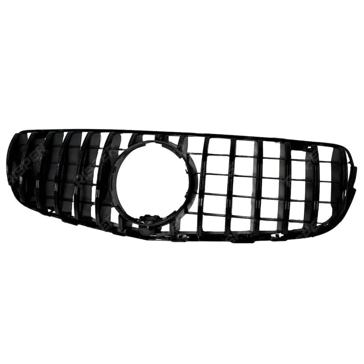 GT Style Grille In Gloss Black For Mercedes GLC W253 2015-2019