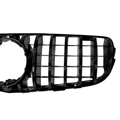 GT Style Grille In Gloss Black For Mercedes GLC W253 2015-2019