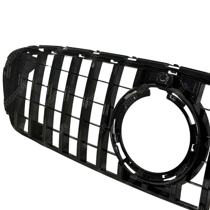GT Style Grille In Gloss Black For Mercedes GLC W253 2020-2022