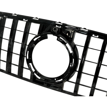 GT Style Grille In Gloss Black For Mercedes GLC W253 2020-2022