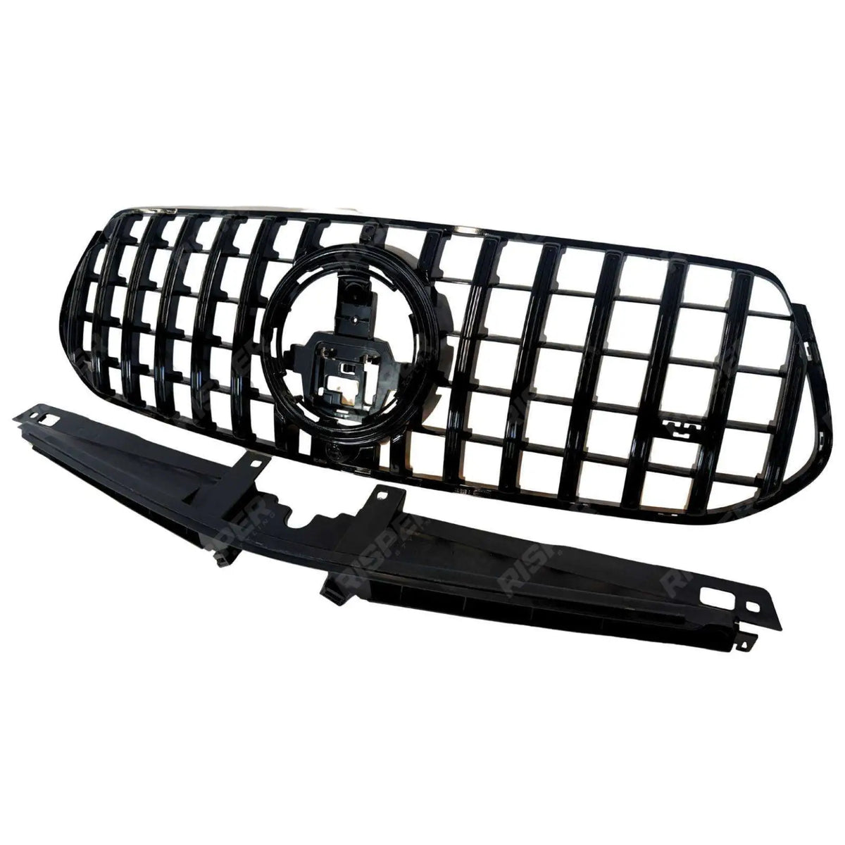 GT Style Grille In Gloss Black For Mercedes GLE W167 2024+
