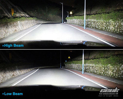 CEUK Enhanced H1 LED Headlight / Main Beam Bulbs – 6000K | Plug & Play | 20,000Lm (448 / P14.5s)